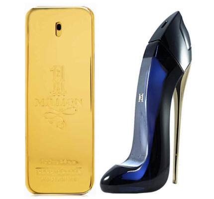 Set Promo 1 Million + Carolina Herrera Good Girl